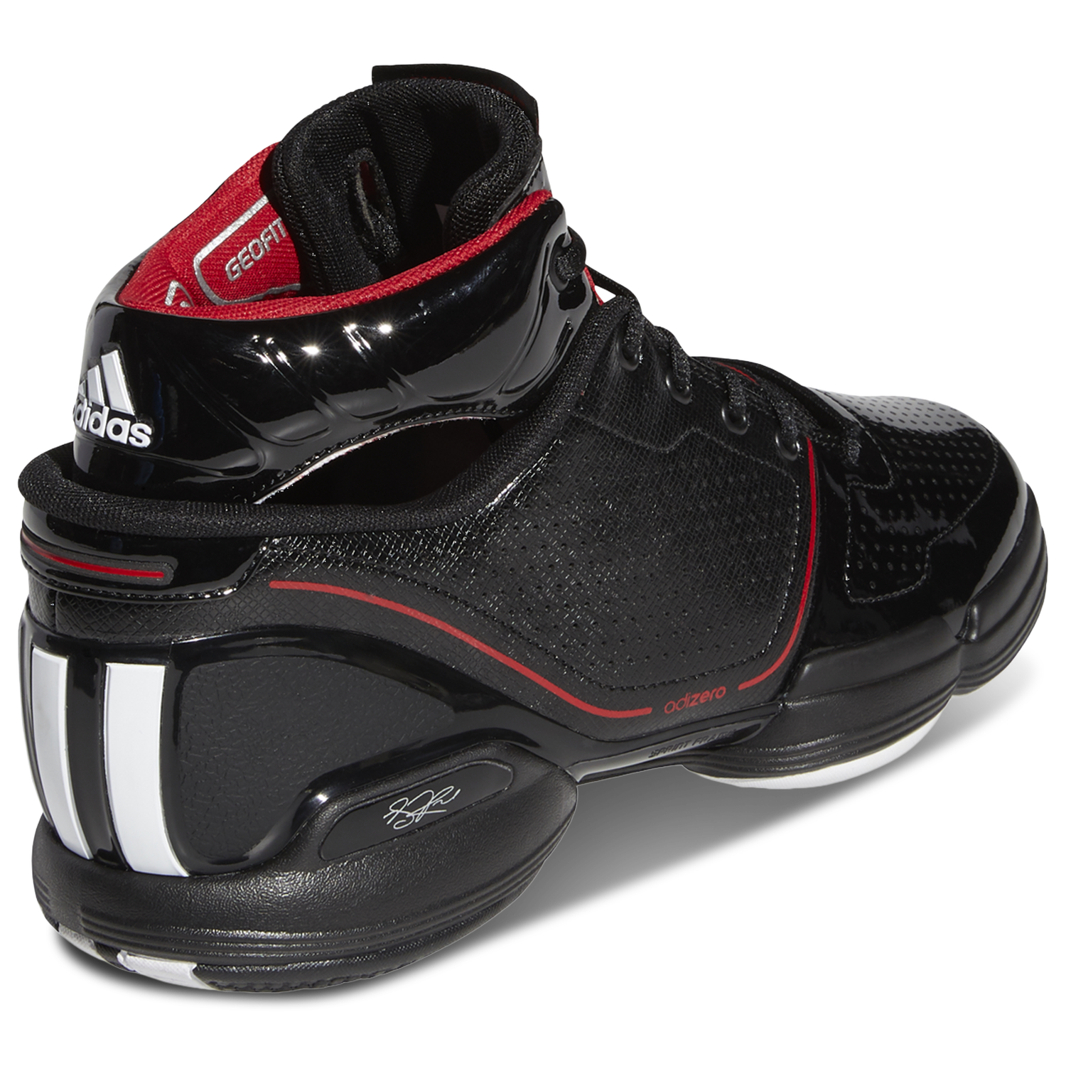 adidas Adizero Rose 1 - Men's - Scarlet/White/Black