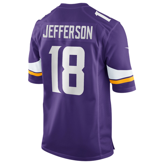 Nike Vikings Game Day Jersey - Men's - Purple/Purple