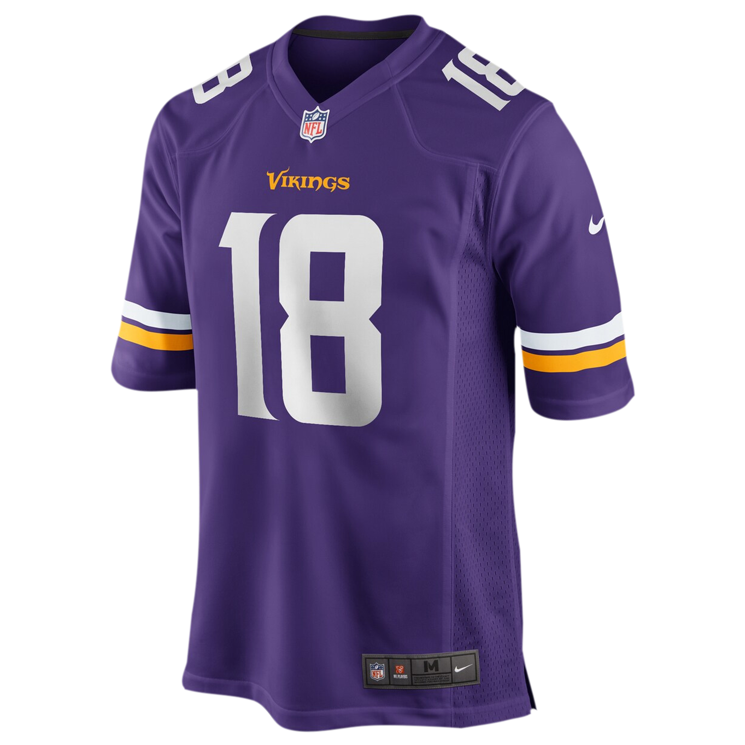 Nike Vikings Game Day Jersey - Men's - Purple/Purple