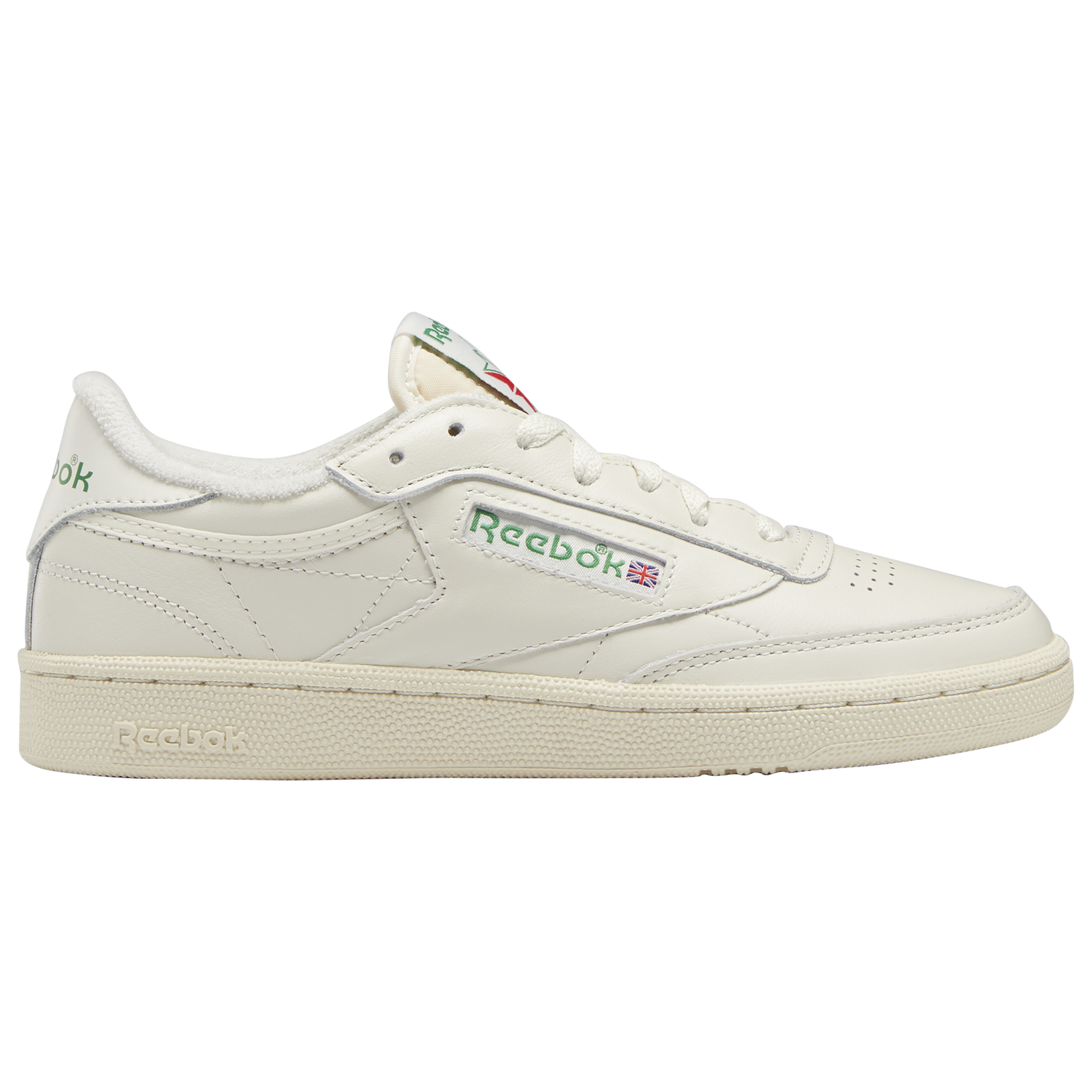 Reebok Club C 85 - Women's - Chalk/Paperwhite/Glen Green