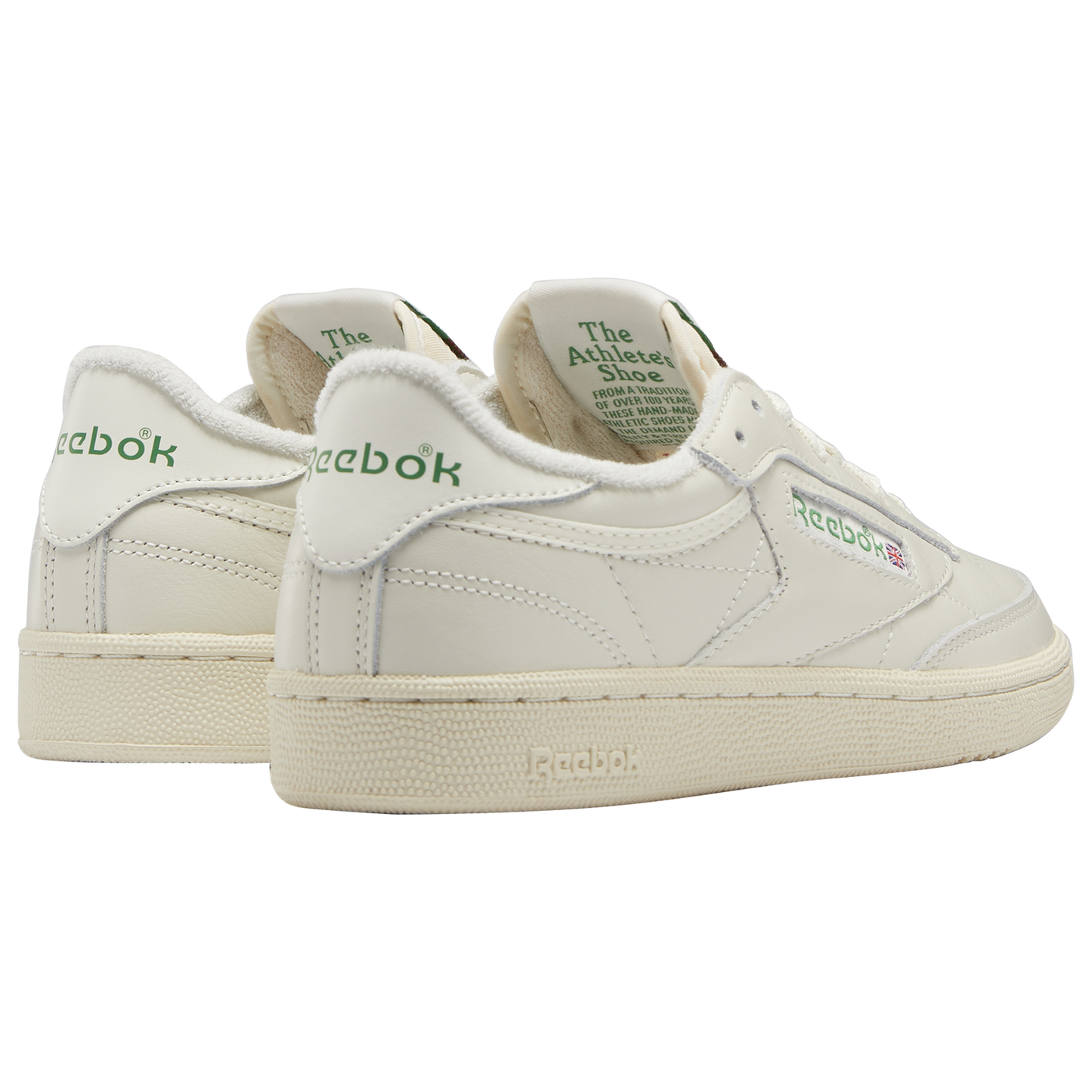 Reebok Club C 85 - Women's - Chalk/Paperwhite/Glen Green