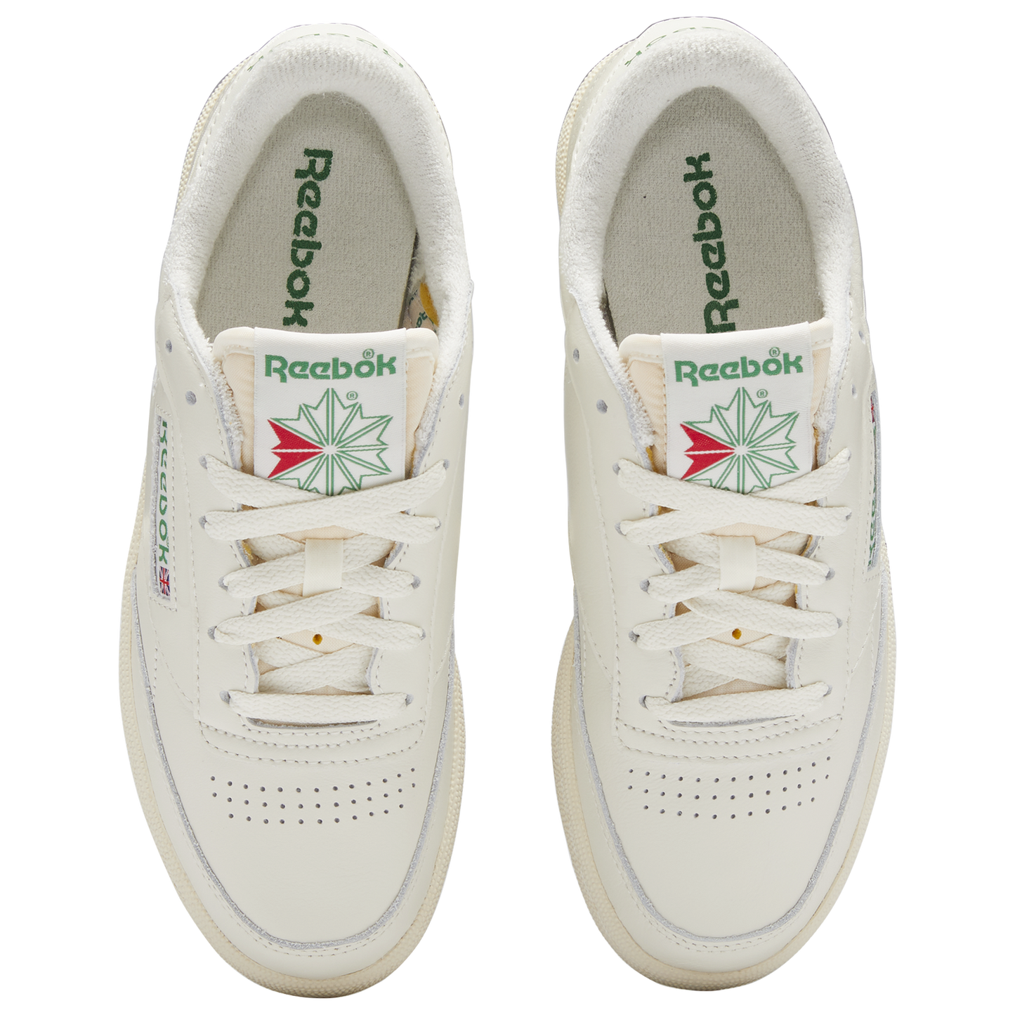 Reebok Club C 85 - Women's - Chalk/Paperwhite/Glen Green