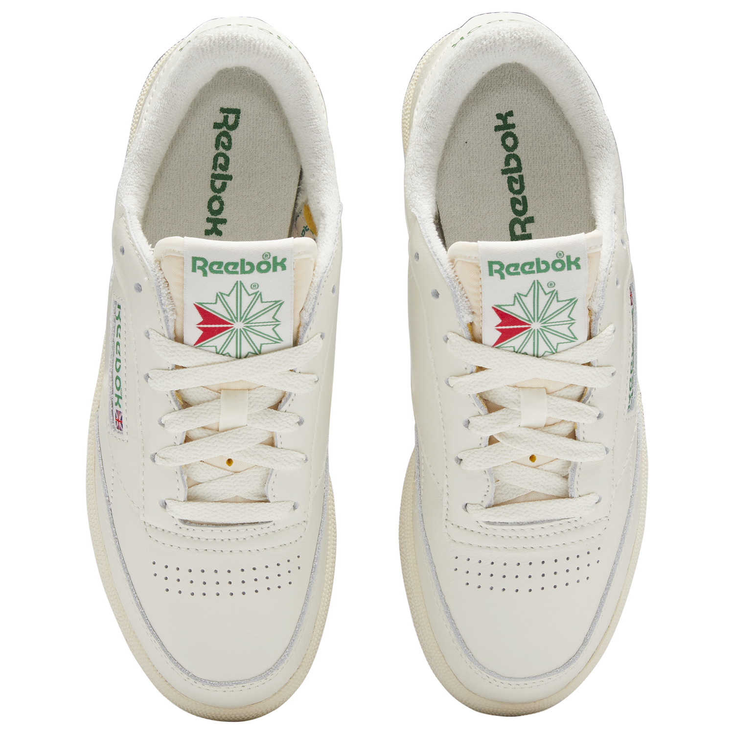 Reebok Club C 85 - Women's - Chalk/Paperwhite/Glen Green