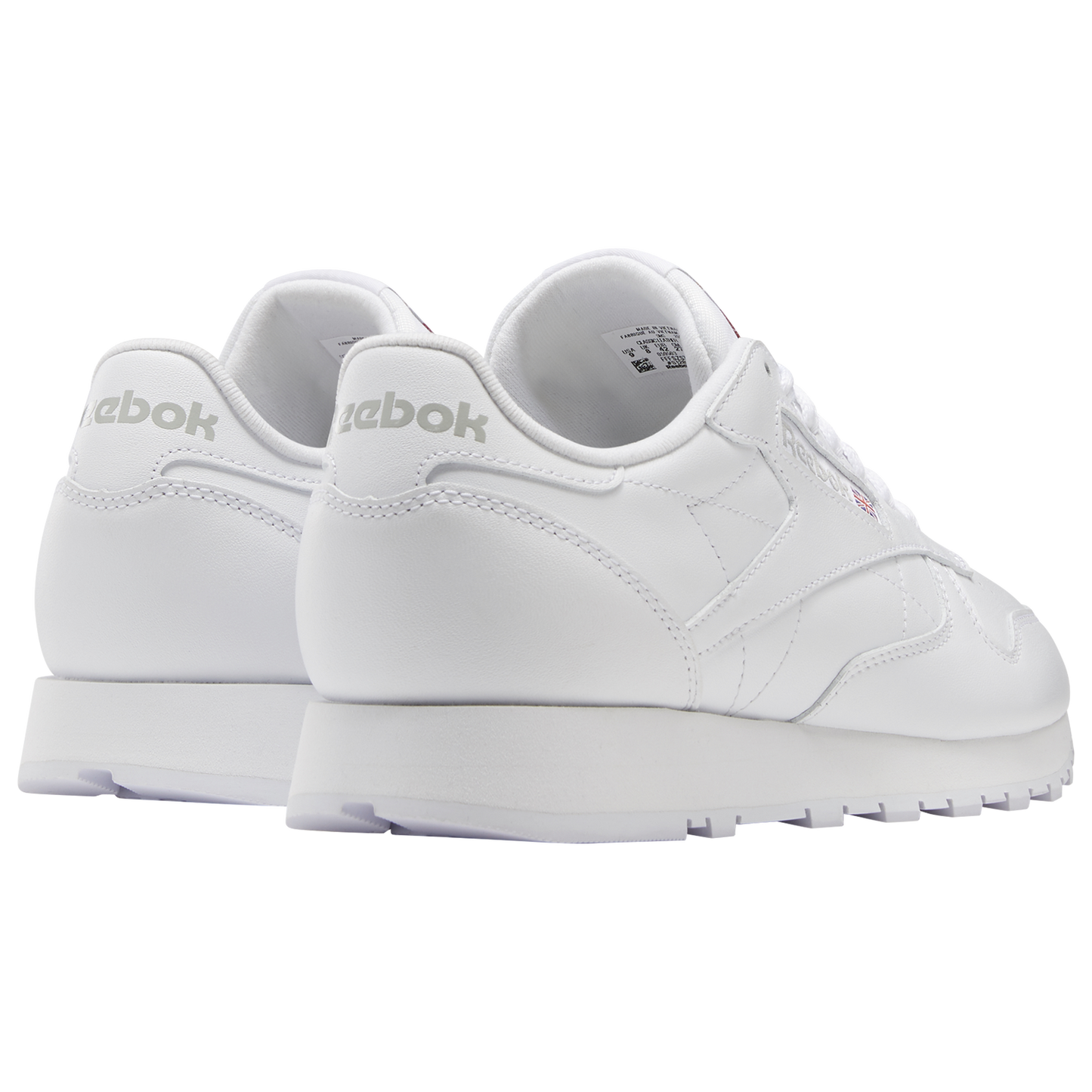 Reebok Classic Leather - Men's - White/Pure Grey/White