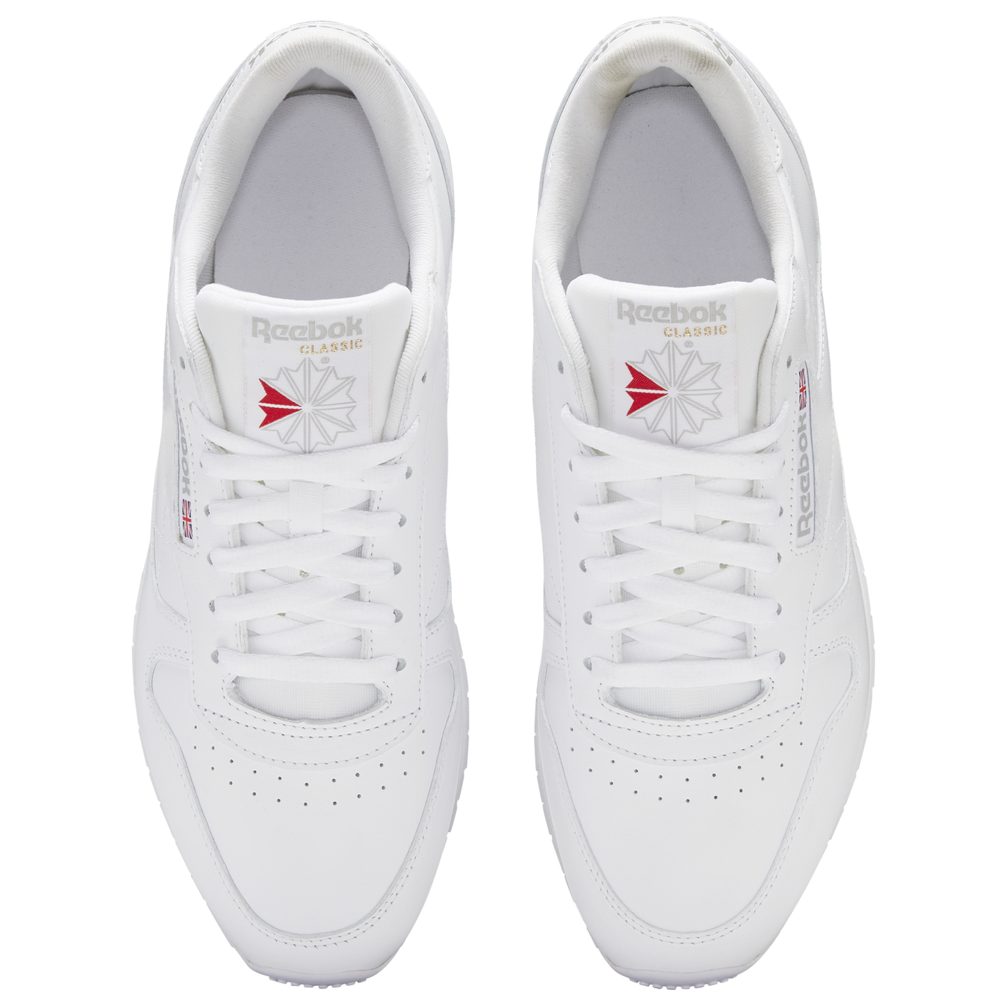 Reebok Classic Leather - Men's - White/Pure Grey/White