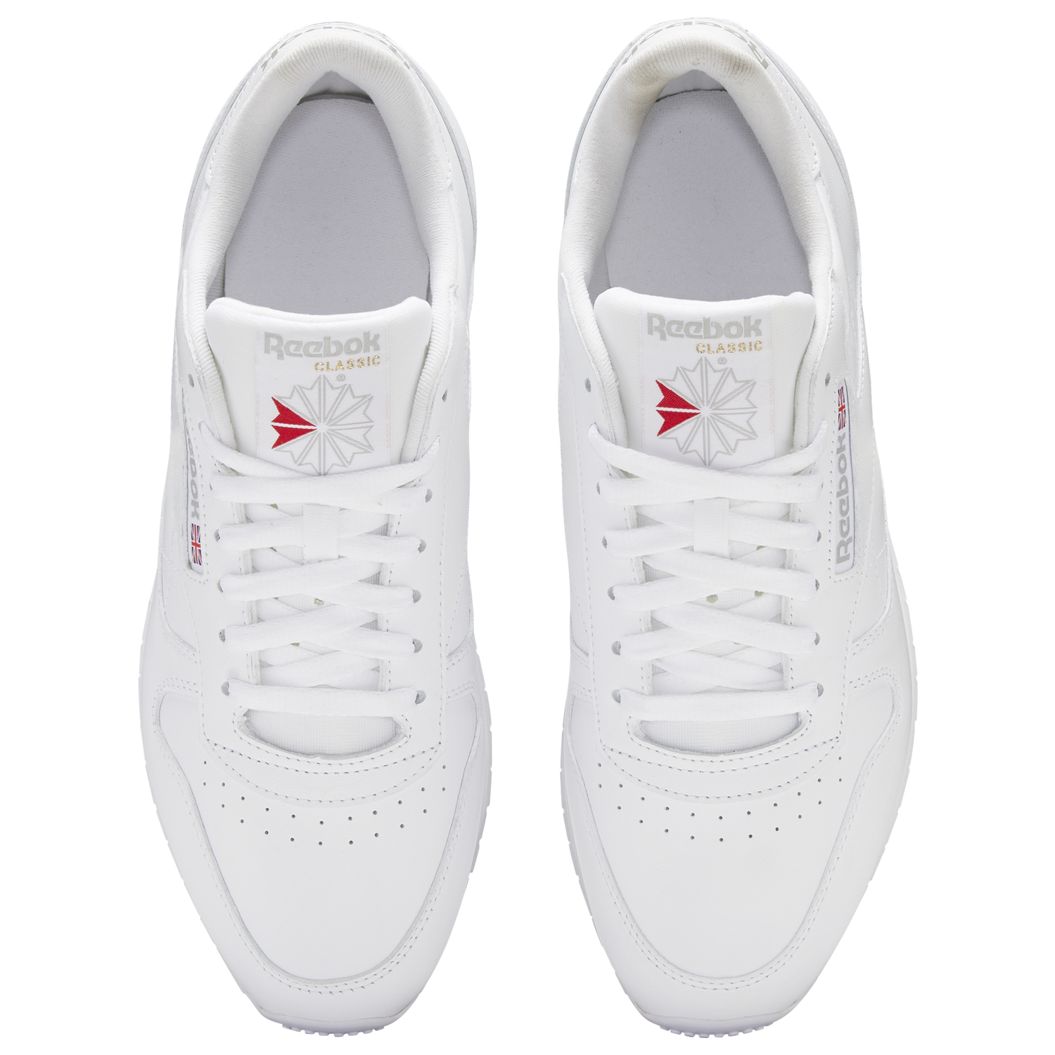 Reebok Classic Leather - Men's - White/Pure Grey/White