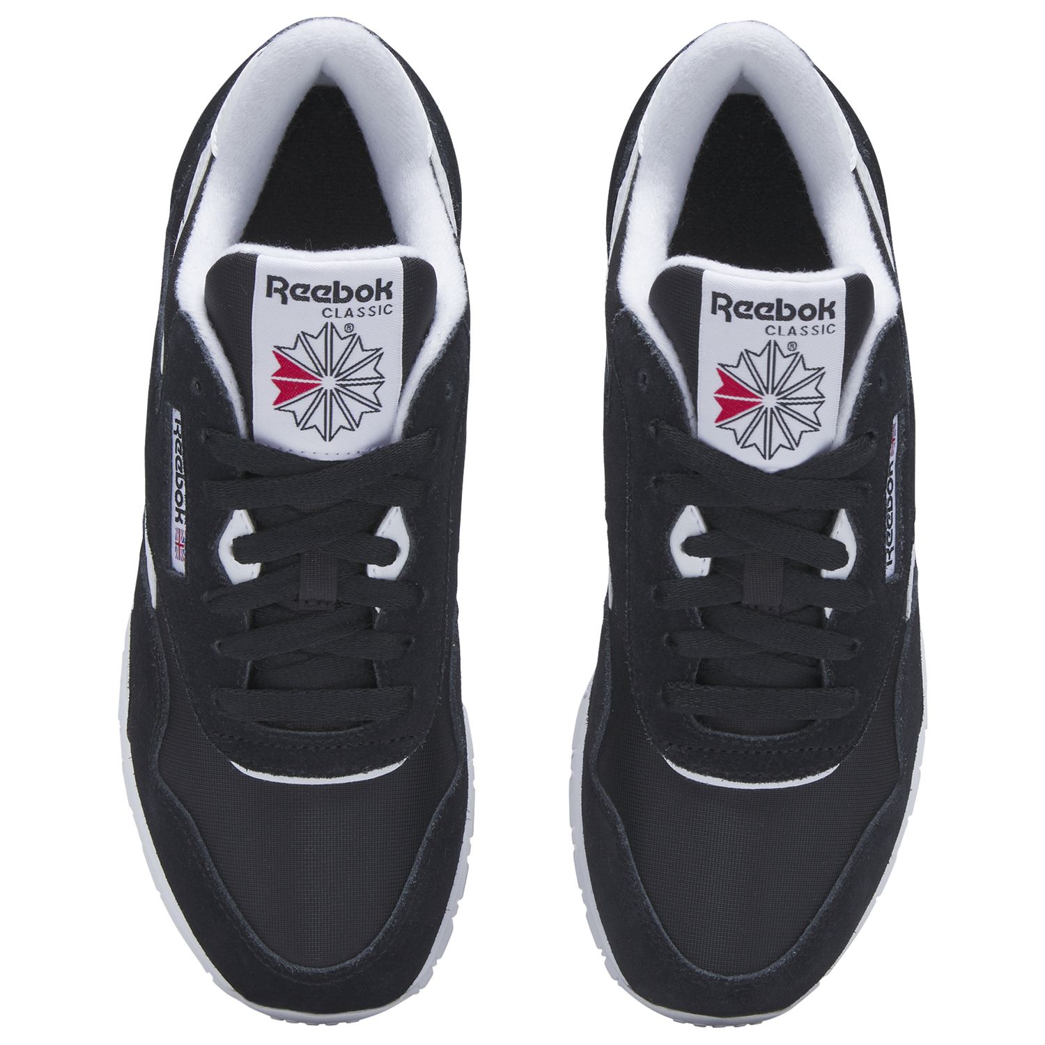 Reebok Classic Leather Nylon - Women's - Core Black/White/White