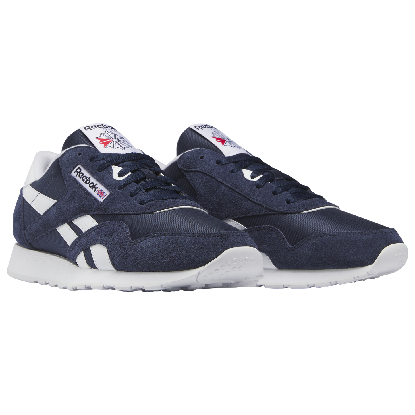Reebok Classic Leather Nylon - Men's - Vector Navy/White/White