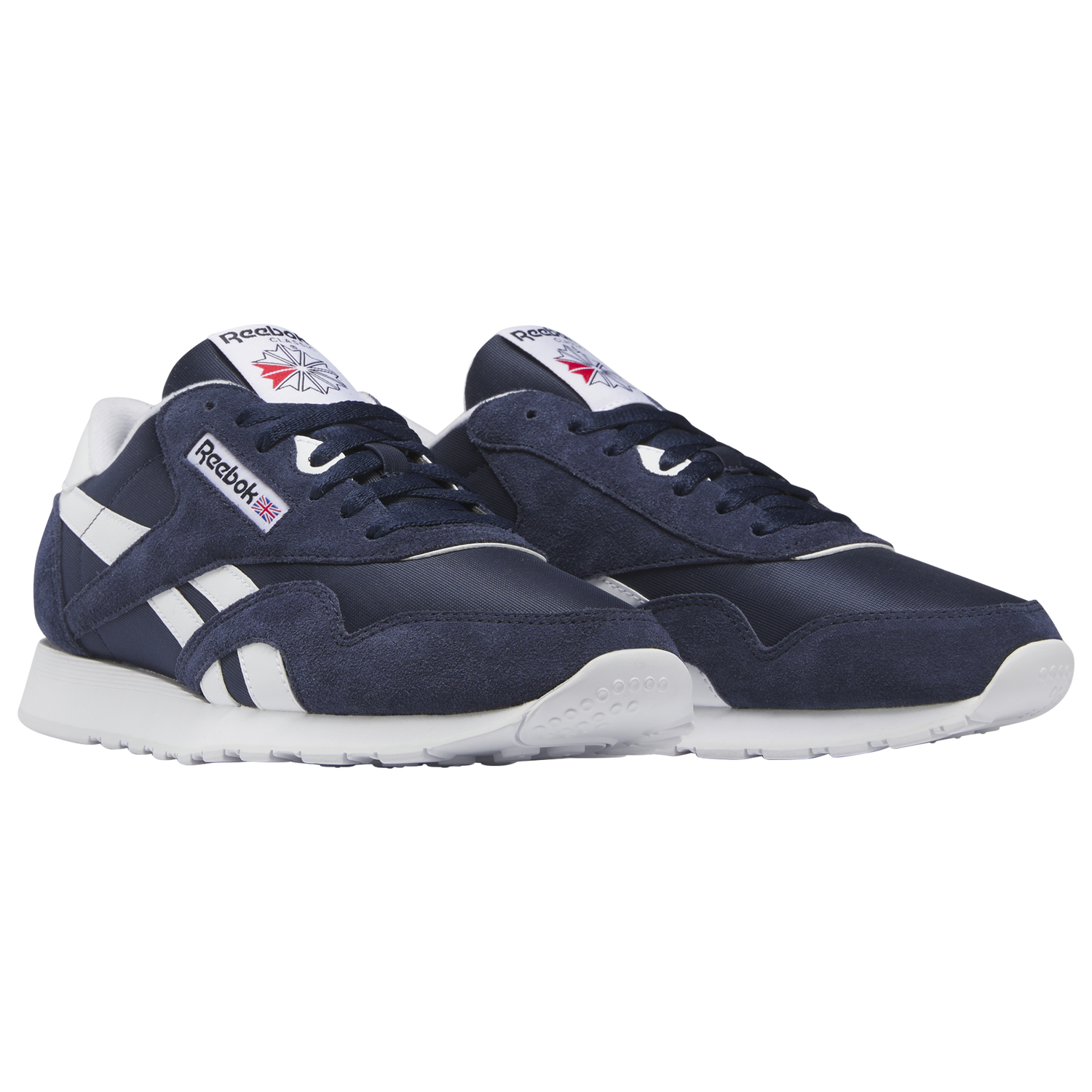 Reebok Classic Leather Nylon - Men's - Vector Navy/White/White