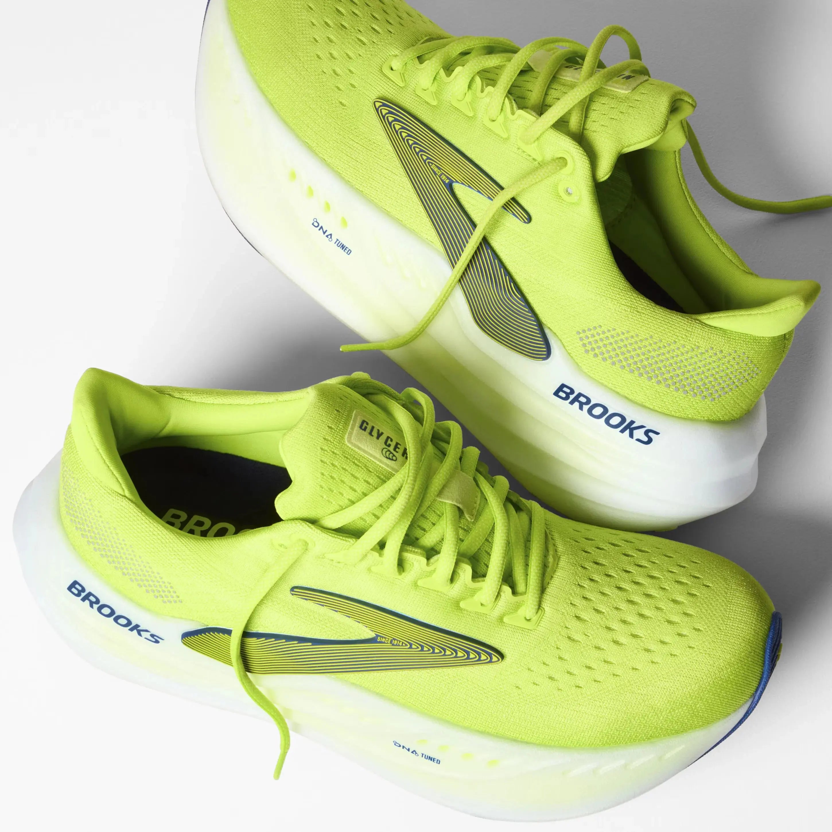 Brooks Glycerin Max Lime Navy Peony