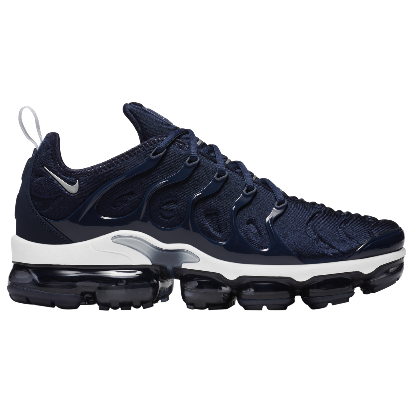 Nike Air Vapormax Plus - Men's - Midnight Navy/Metallic Silver/White