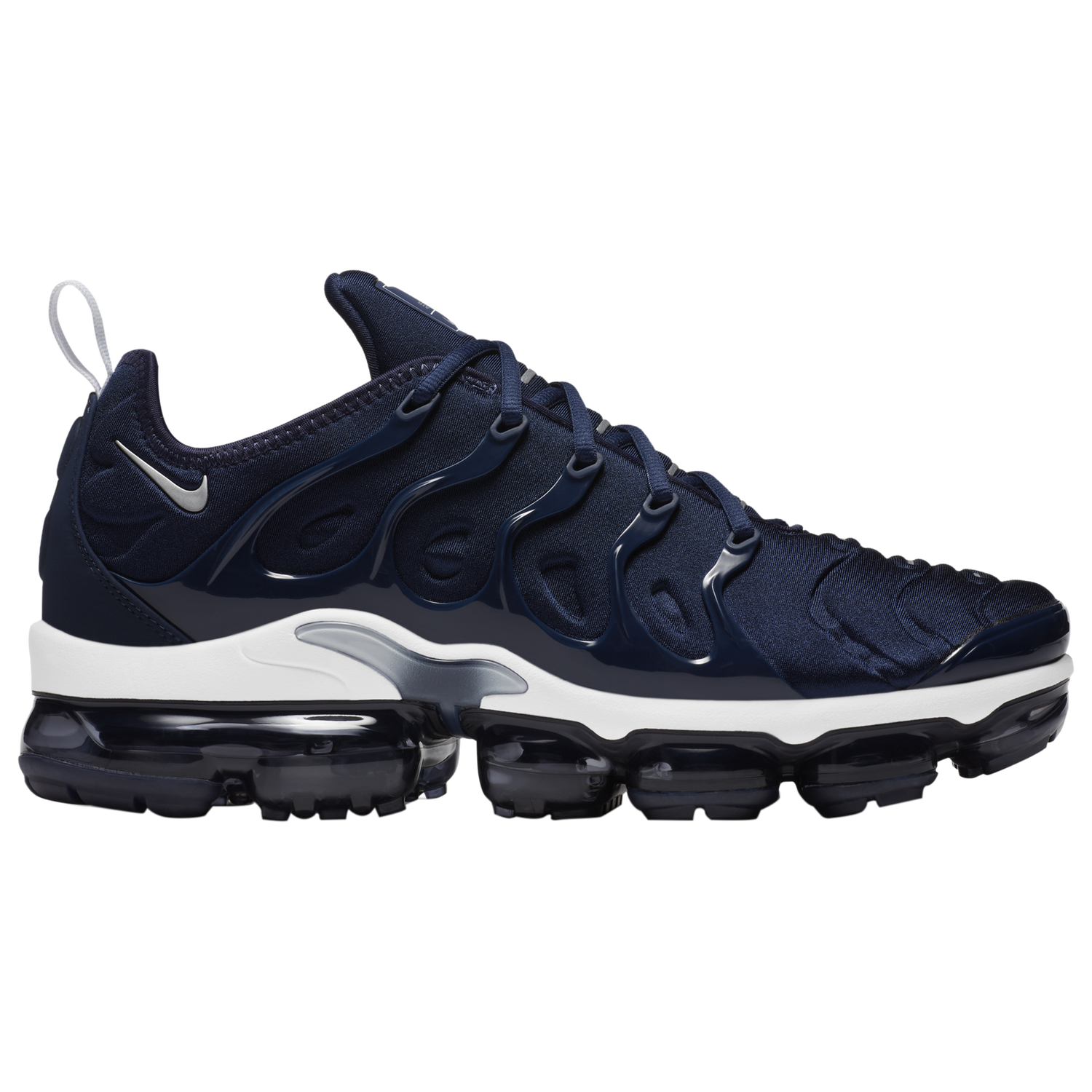 Nike Air Vapormax Plus - Men's - Midnight Navy/Metallic Silver/White