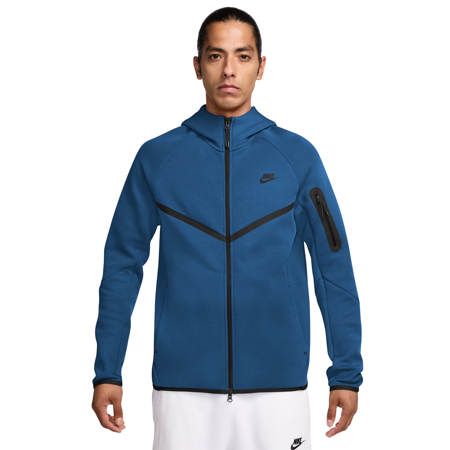 Nike Tech Fleece Full-Zip Windrunner Hoodie - Men's - Blue/Black