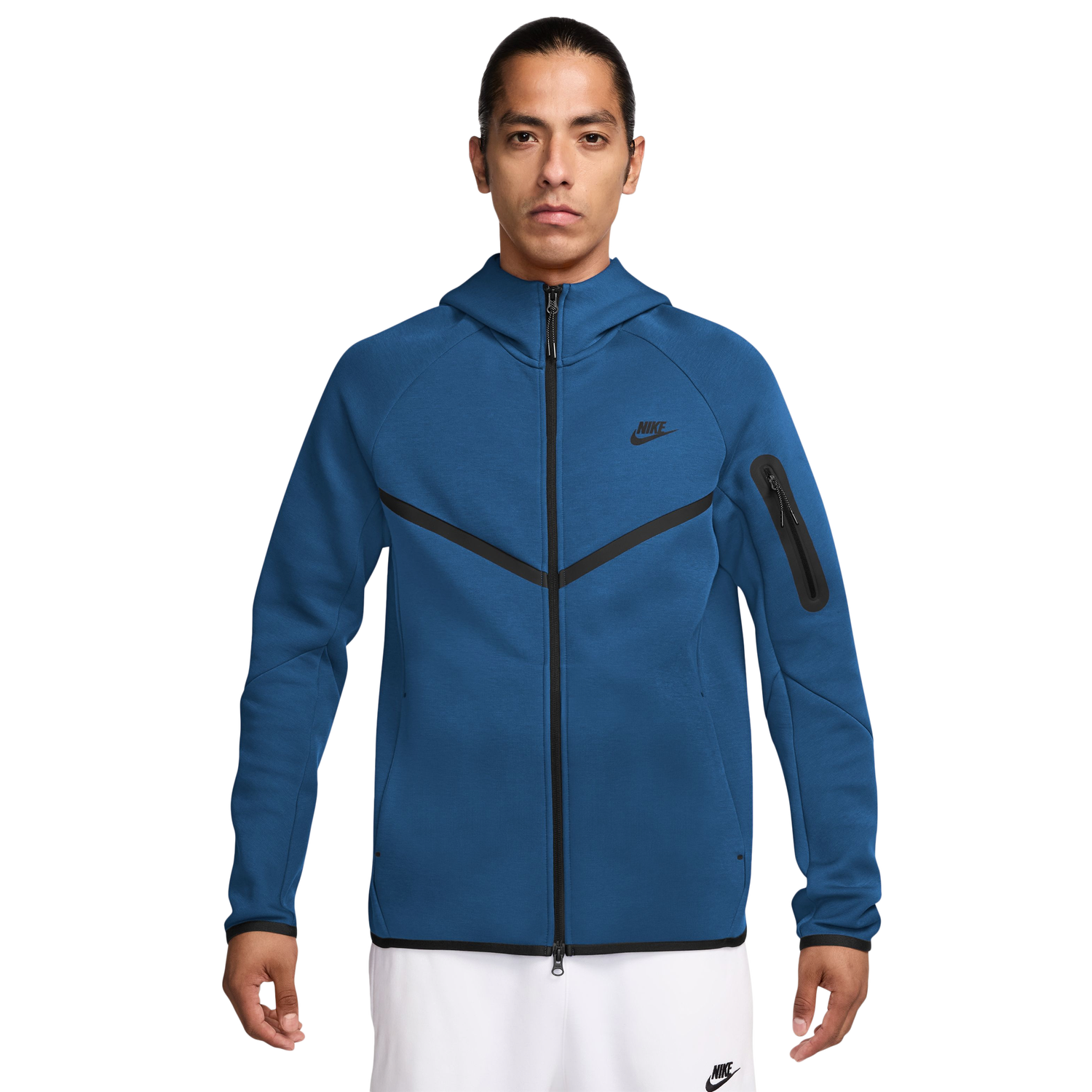Nike Tech Fleece Full-Zip Windrunner Hoodie - Men's - Blue/Black