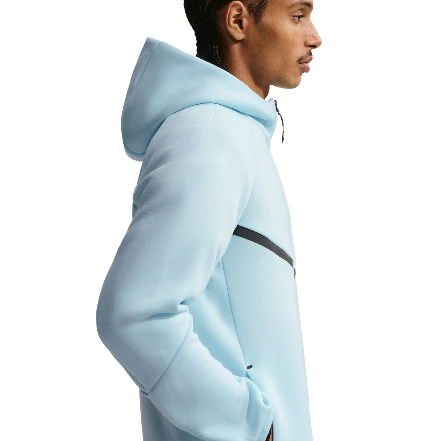 Nike Tech Fleece Full-Zip Windrunner Hoodie - Men's - Blue/Orange