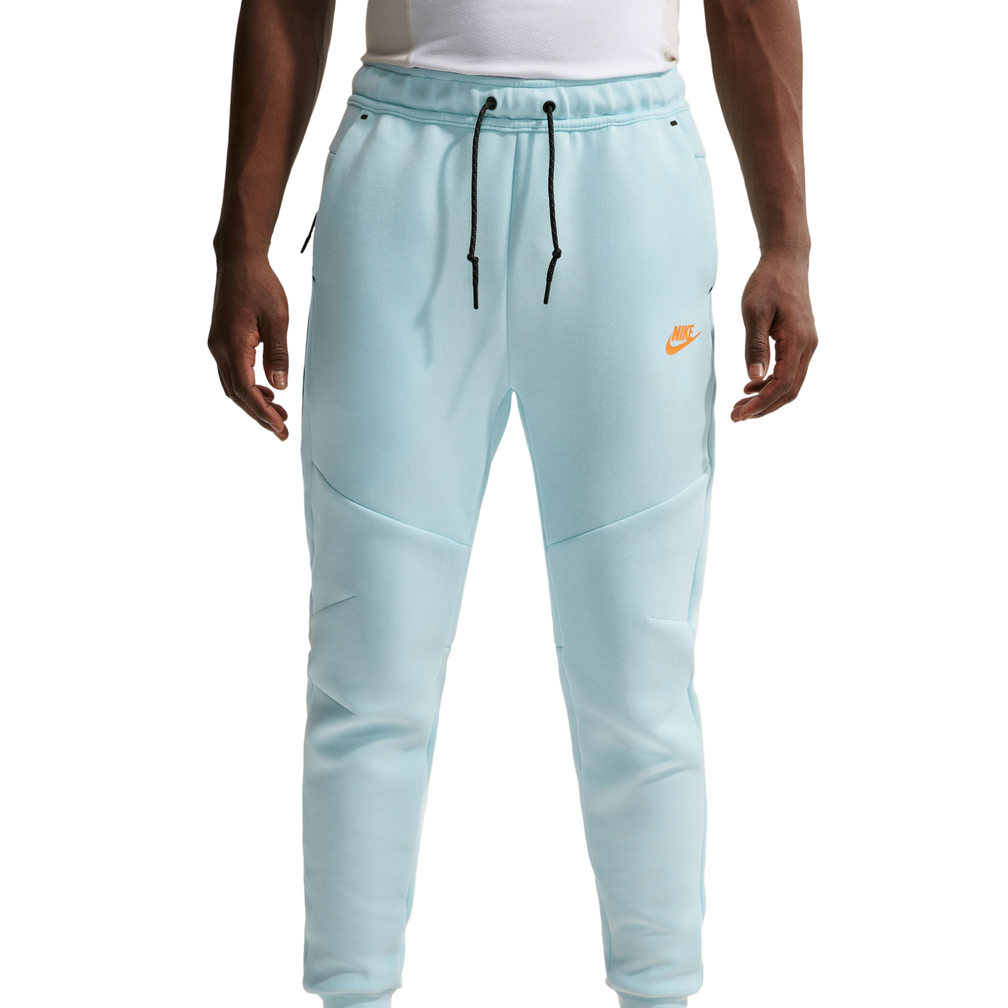 Nike Tech Fleece Jogger - Men's - Orange/Blue