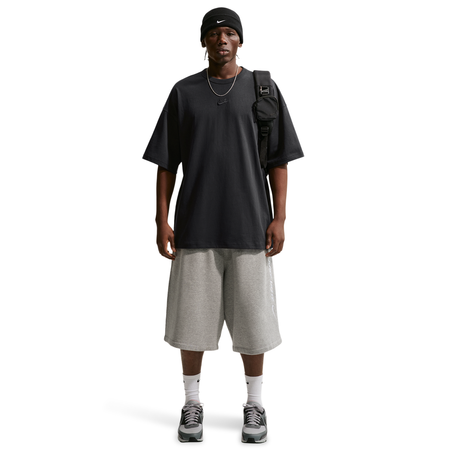 Nike NSW Premium Essentials Oversized Tee - Men's - Off Noir