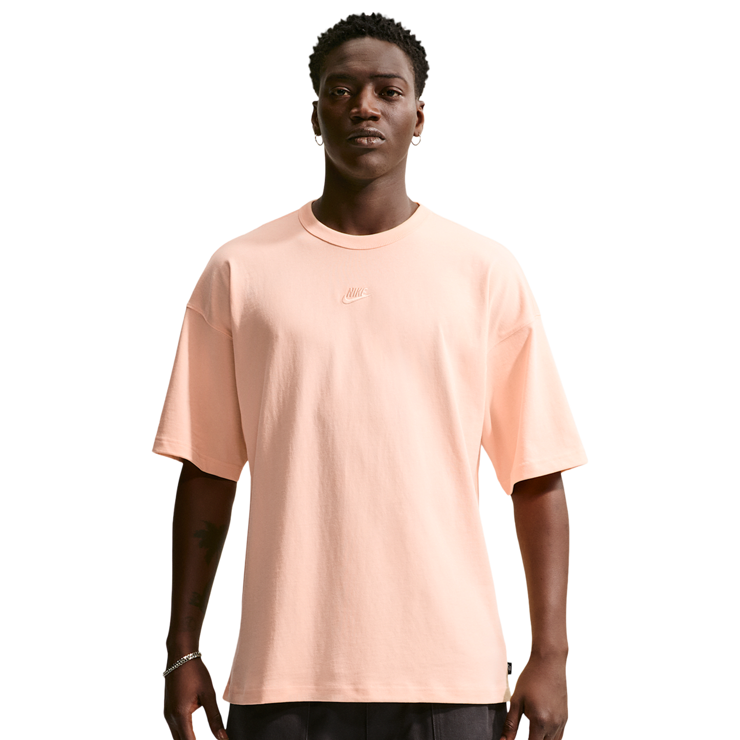 Nike NSW Premium Essentials Oversized Tee - Men's - Ice Peach