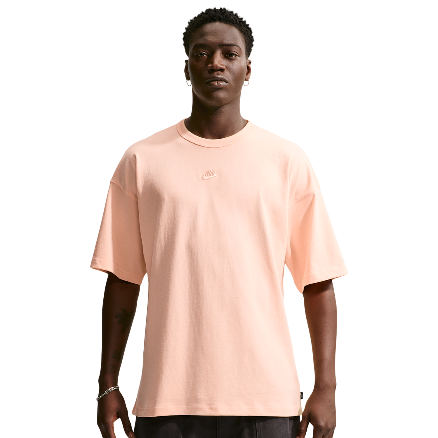 Nike NSW Premium Essentials Oversized Tee - Men's - Ice Peach