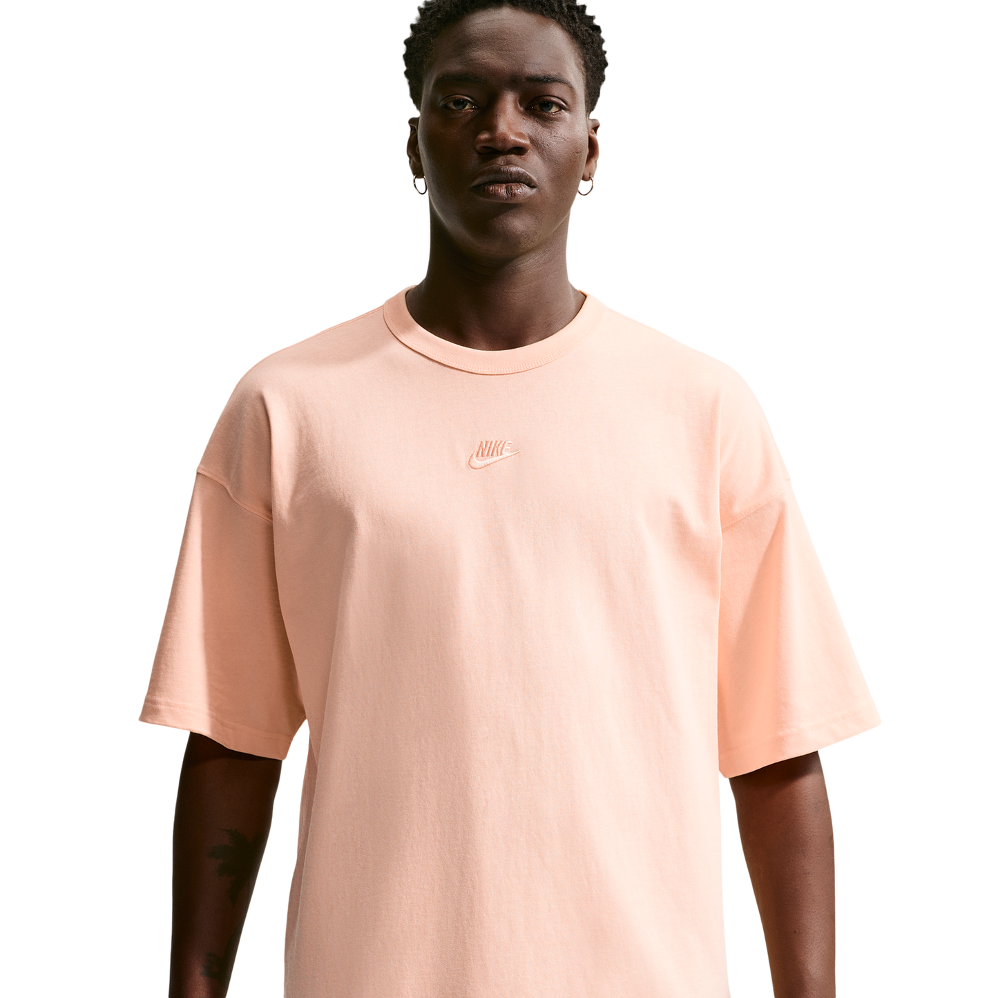 Nike NSW Premium Essentials Oversized Tee - Men's - Ice Peach