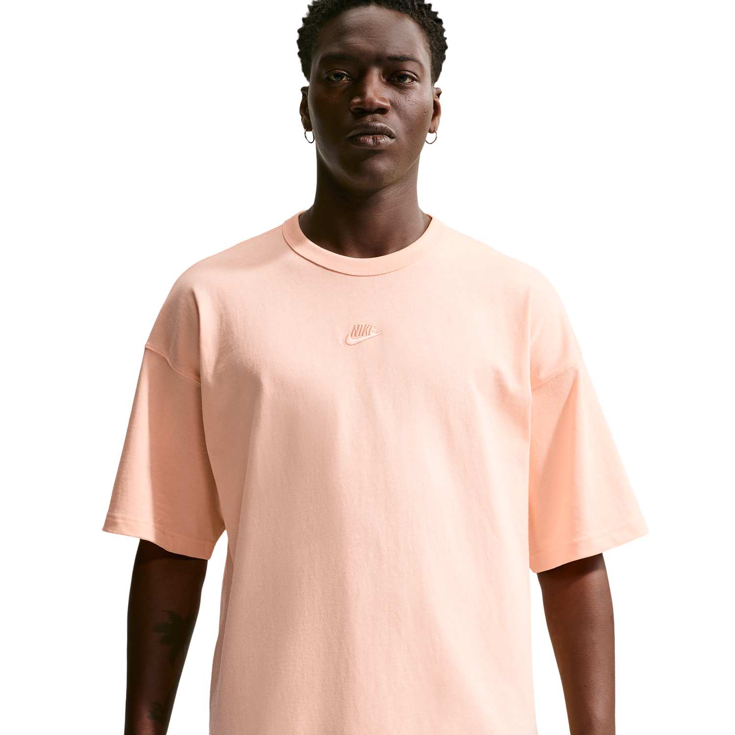 Nike NSW Premium Essentials Oversized Tee - Men's - Ice Peach
