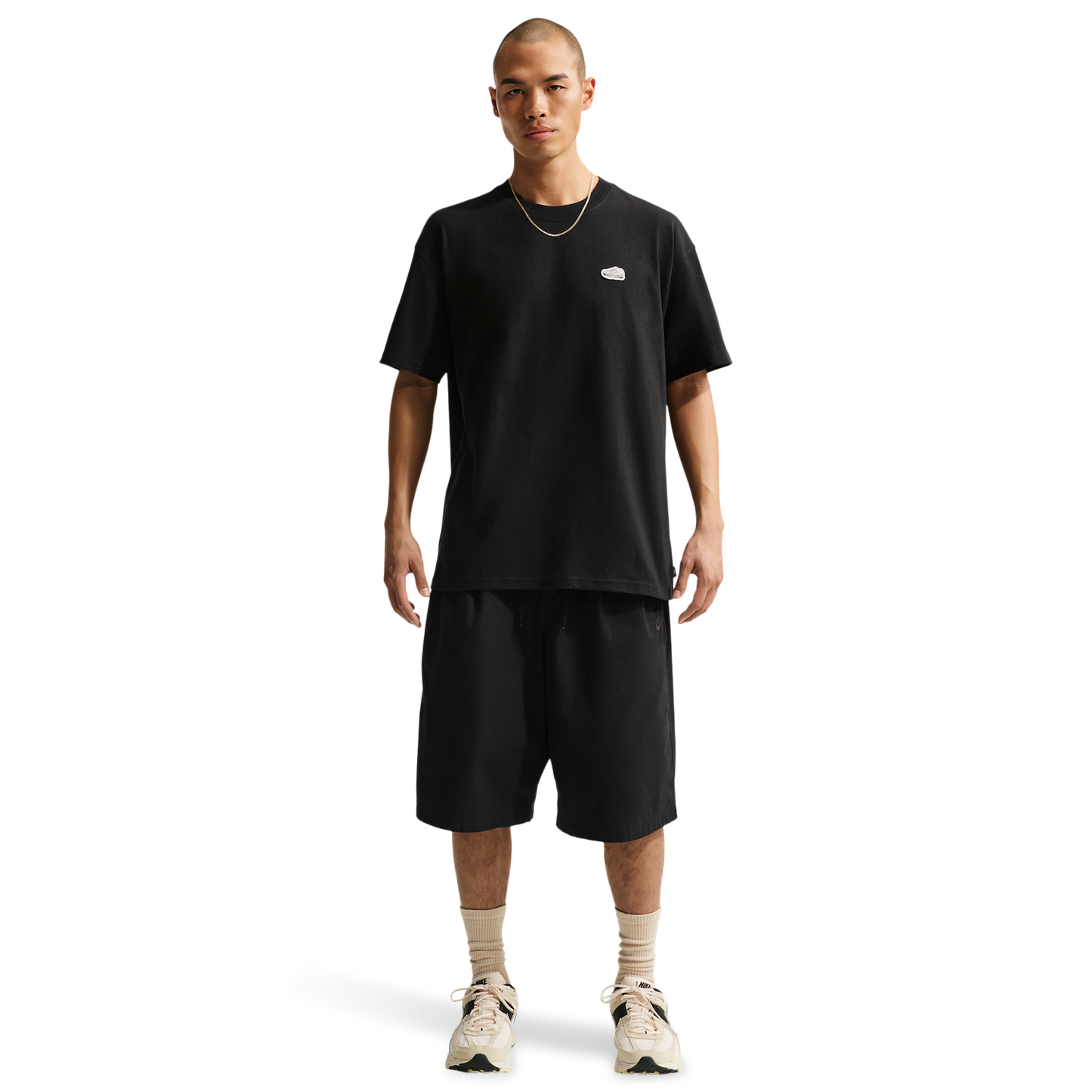 Nike NSW Vomero Patch Loose Tee - Men's - Black
