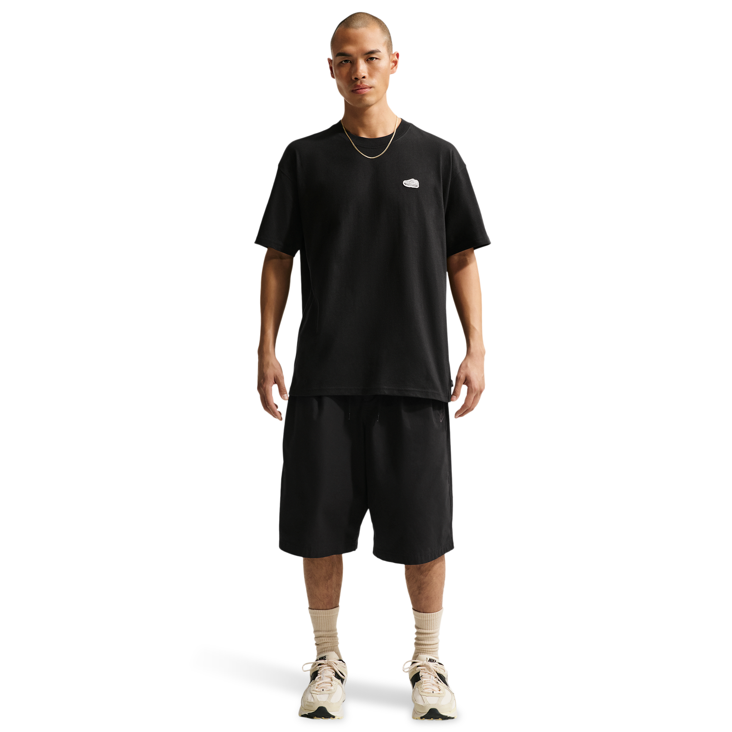 Nike NSW Vomero Patch Loose Tee - Men's - Black