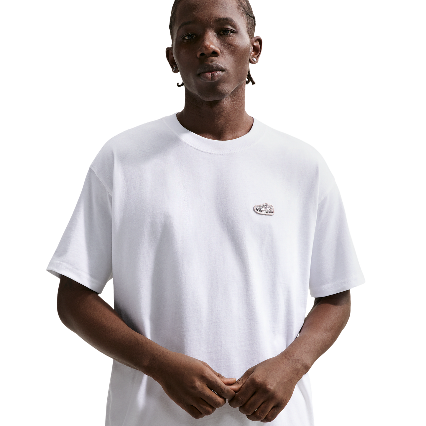 Nike NSW Vomero Patch Loose Tee - Men's - White