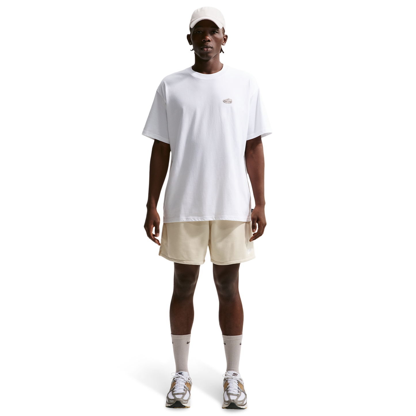 Nike NSW Vomero Patch Loose Tee - Men's - White