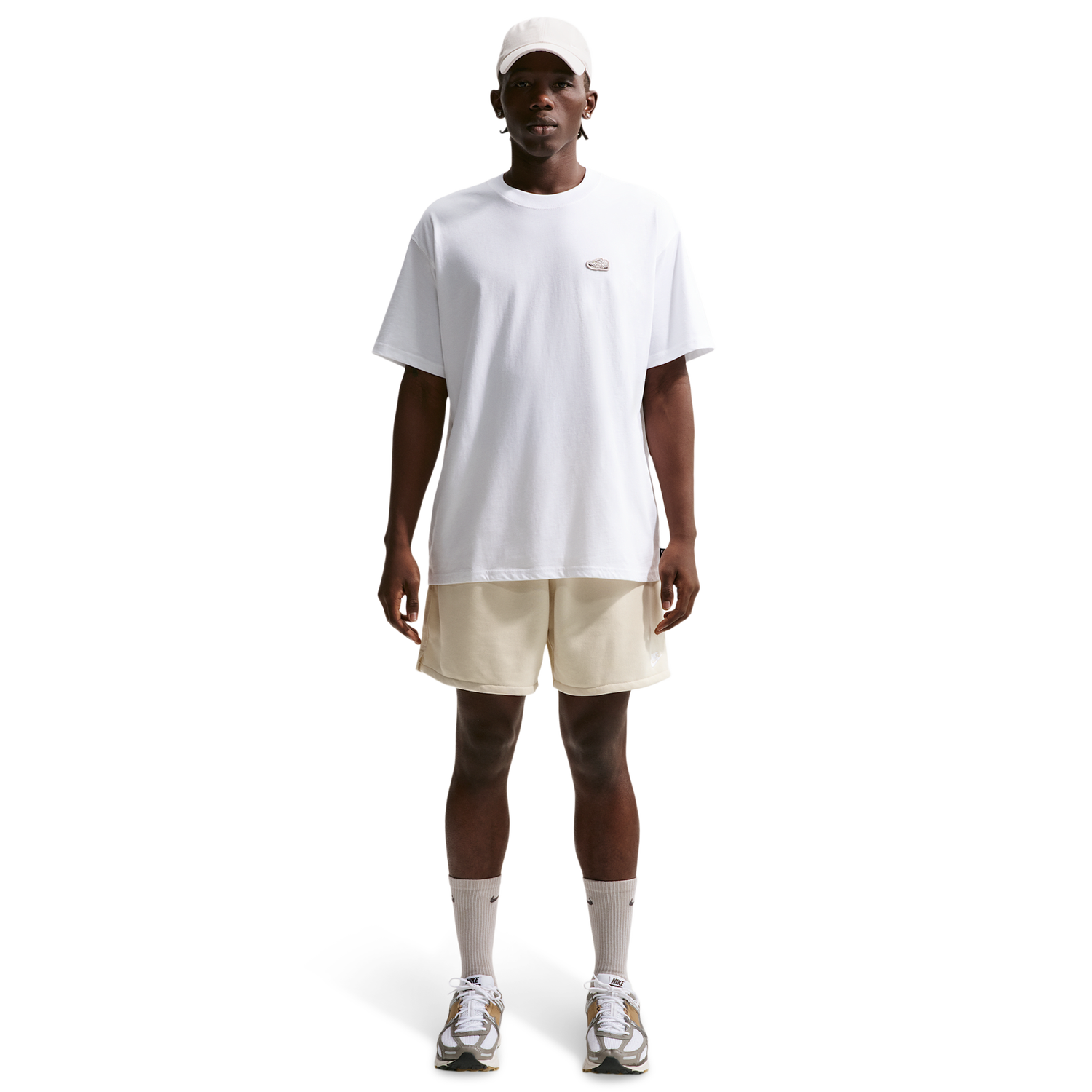 Nike NSW Vomero Patch Loose Tee - Men's - White