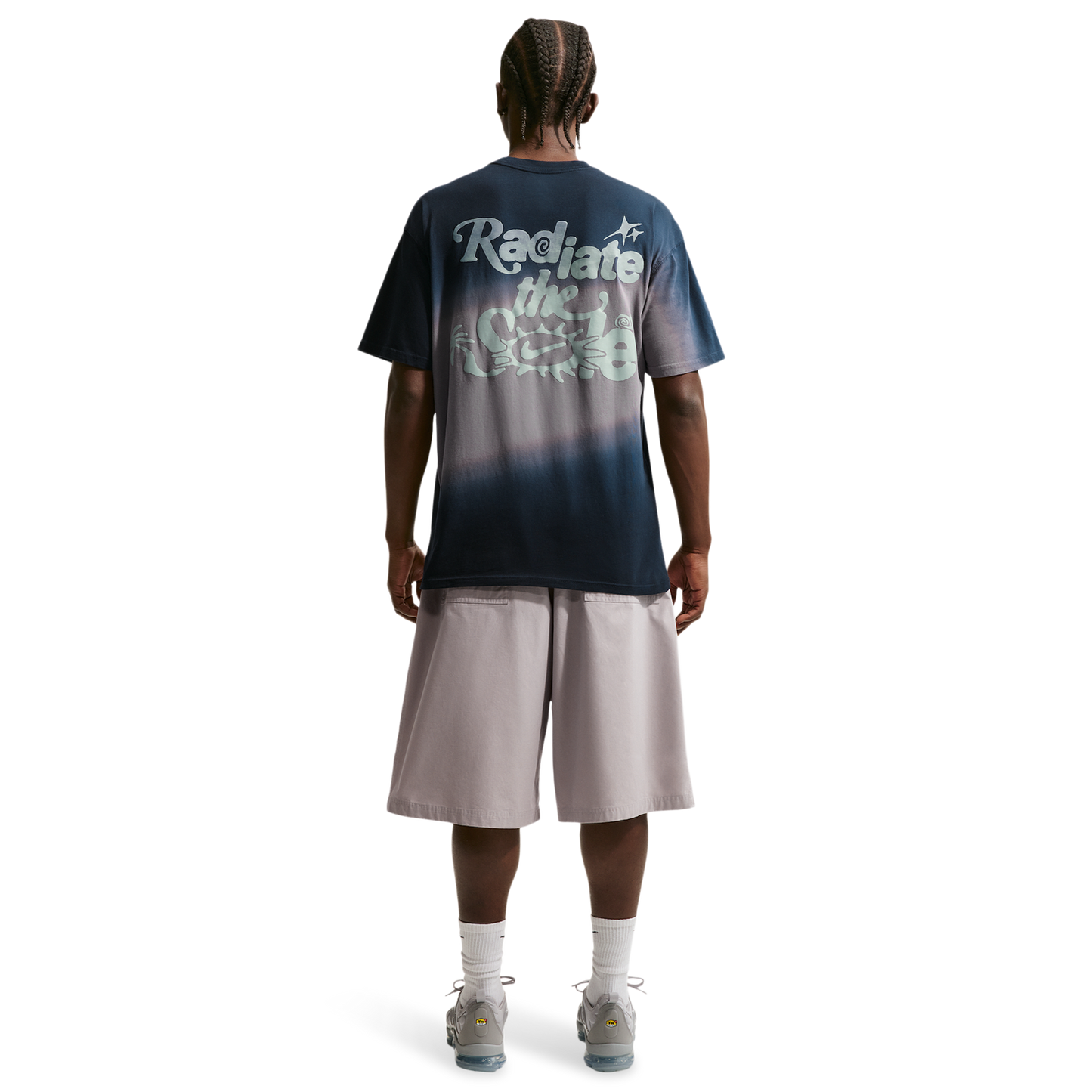 Nike NSW Dunk Dip Dye Loose Tee - Men's - Dark Obsidian/Pencil Point
