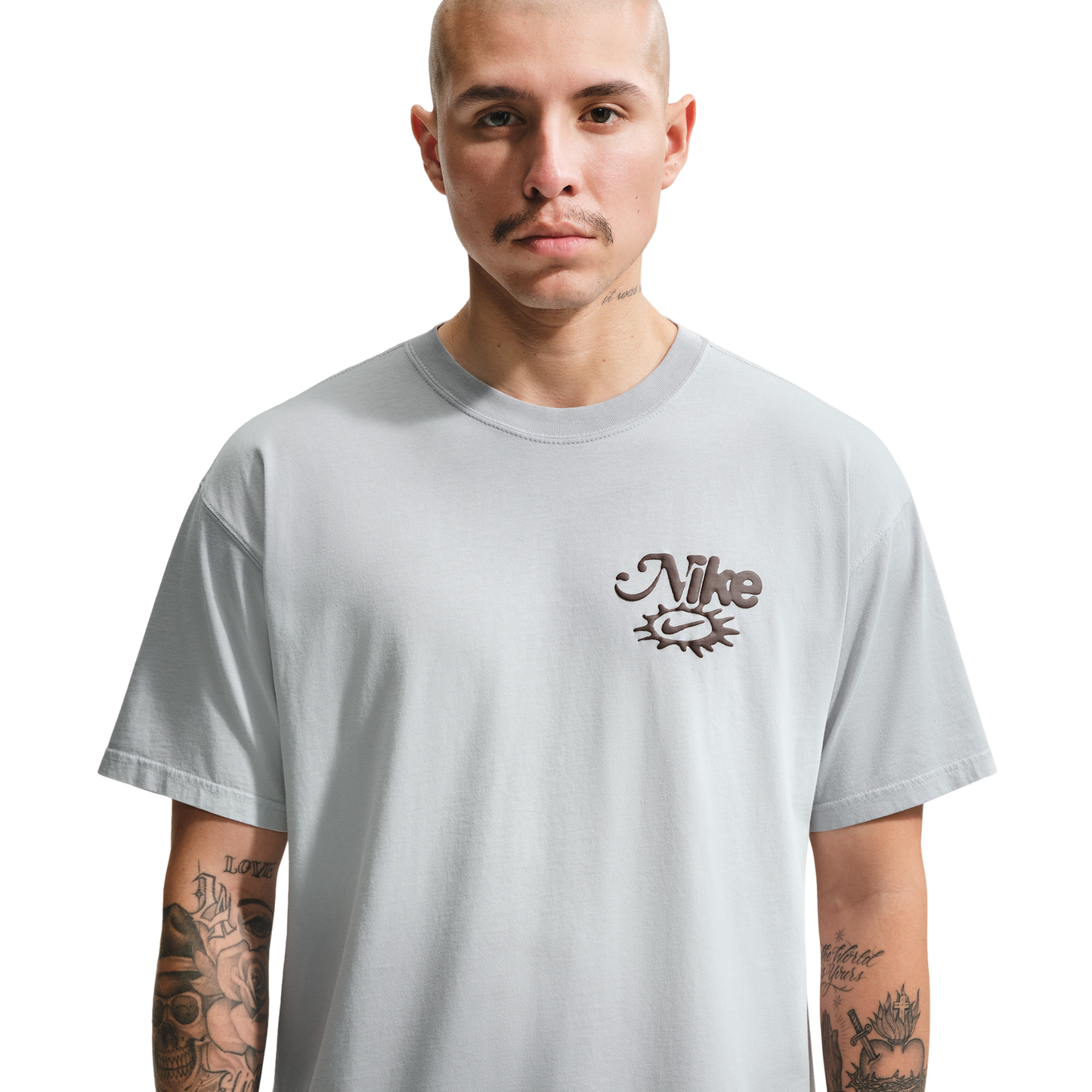 Nike NSW Dunk Dip Dye Loose Tee - Men's - Pure Platinum/Wolf Grey