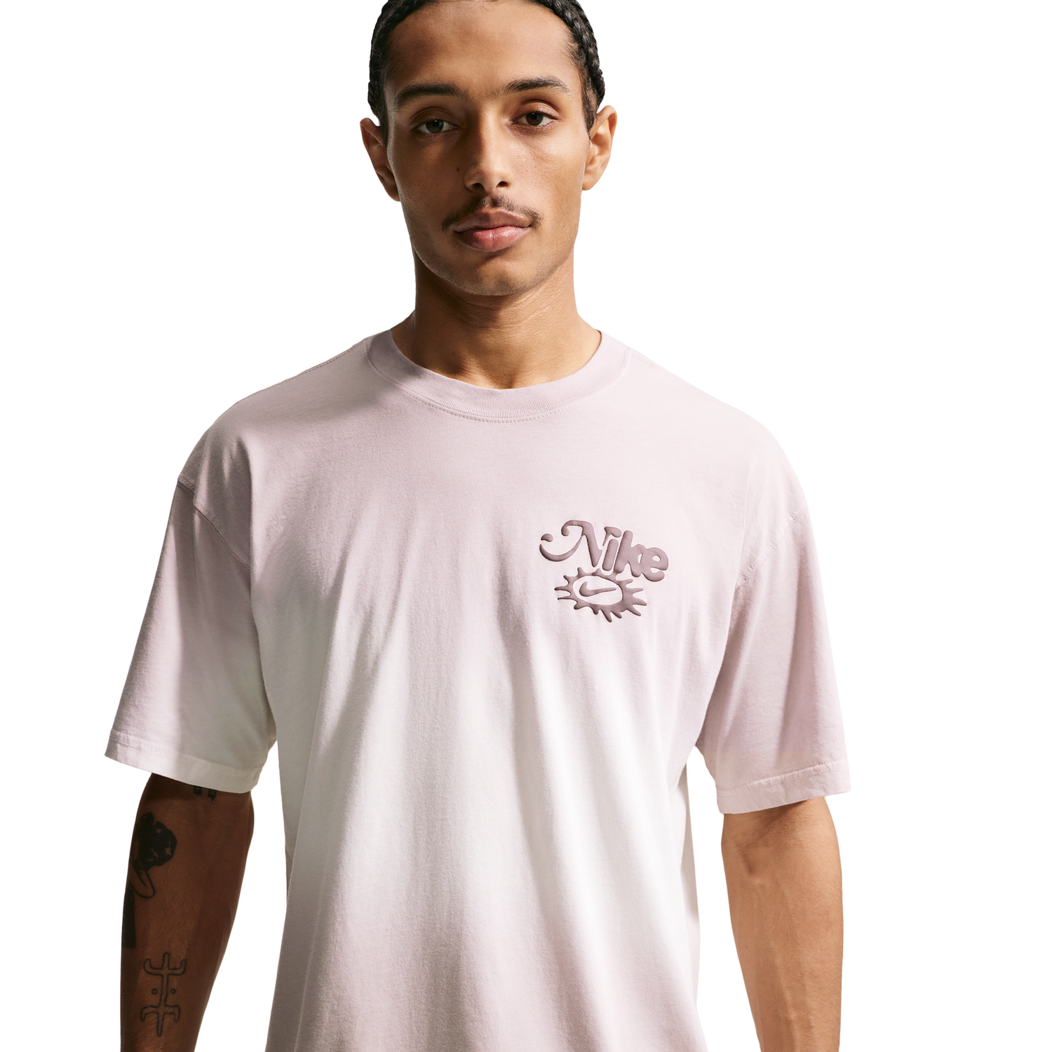 Nike NSW Dunk Dip Dye Loose T-Shirt - Men's - Sail/Moon Particle