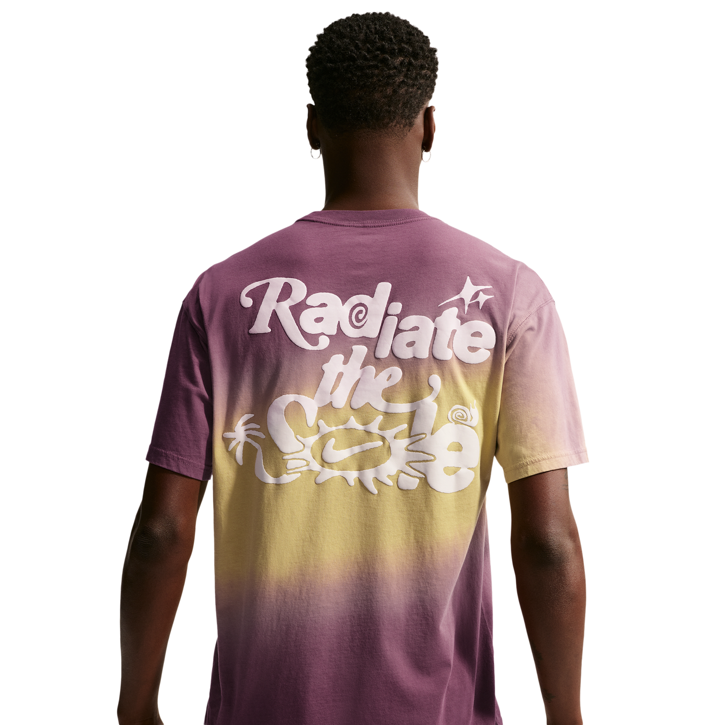 Nike NSW Dunk Dip Dye Loose T-Shirt - Men's - Tattoo/Buff Gold