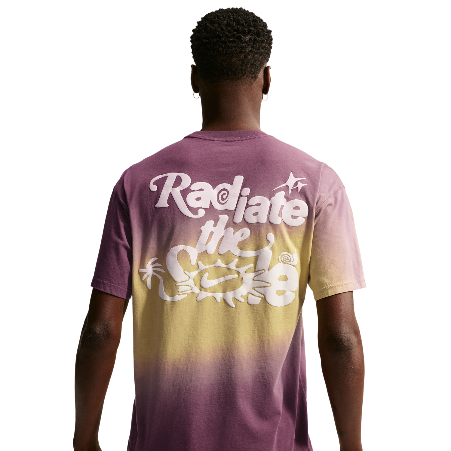 Nike NSW Dunk Dip Dye Loose T-Shirt - Men's - Tattoo/Buff Gold