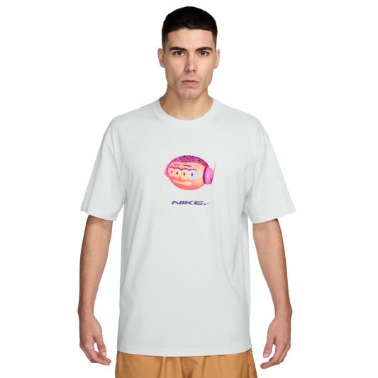Nike NSW DN Flock Long Sleeve T-Shirt - Men's - White
