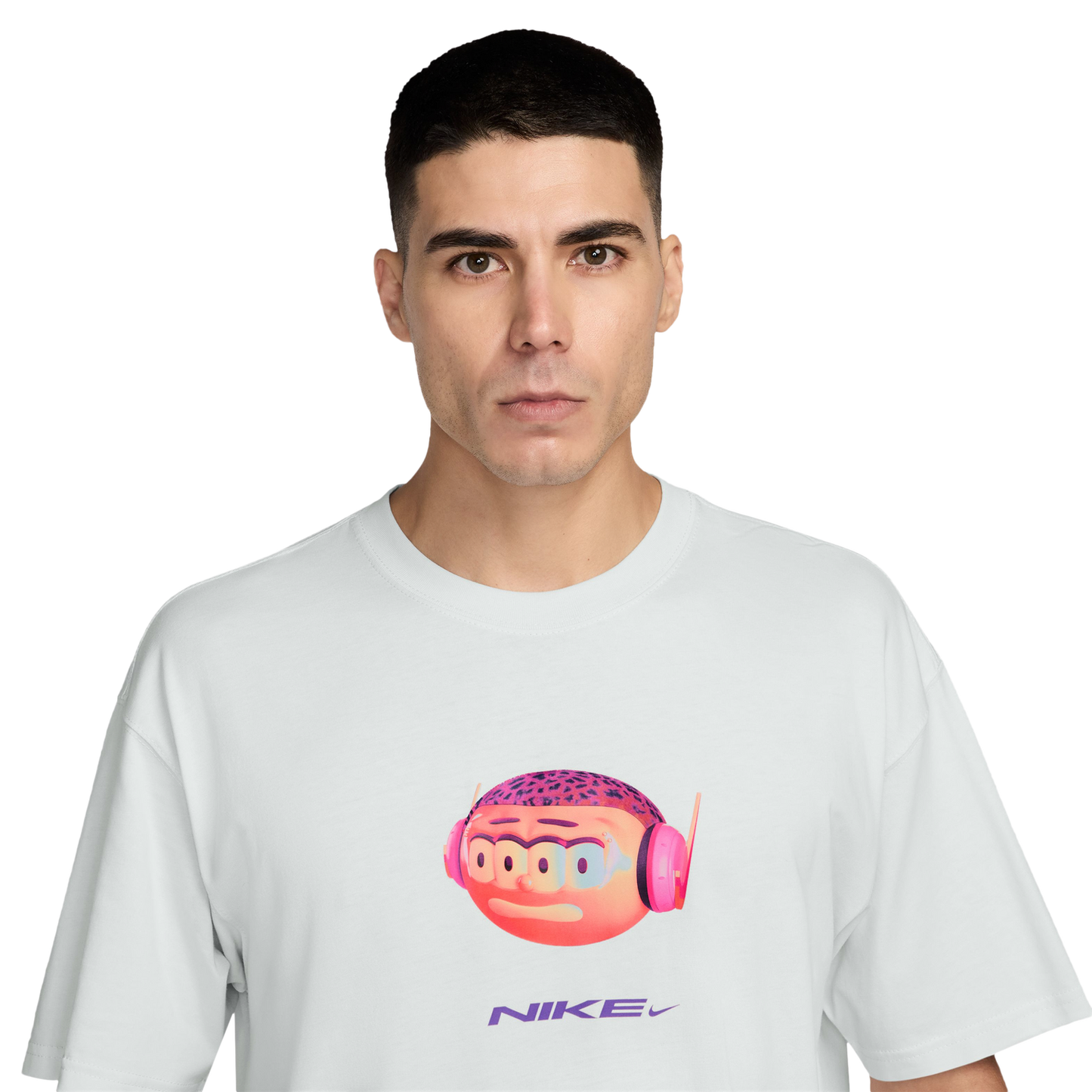 Nike NSW DN Flock Long Sleeve T-Shirt - Men's - White