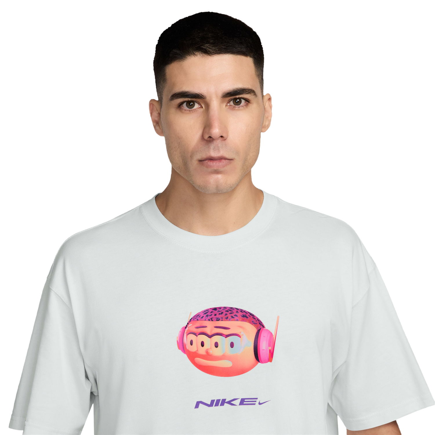 Nike NSW DN Flock Long Sleeve T-Shirt - Men's - White