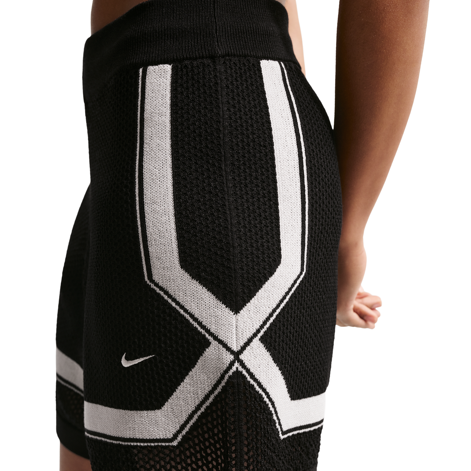 Nike NSW Chill Op Knit Short - Women's - Black/Chalk/Chalk