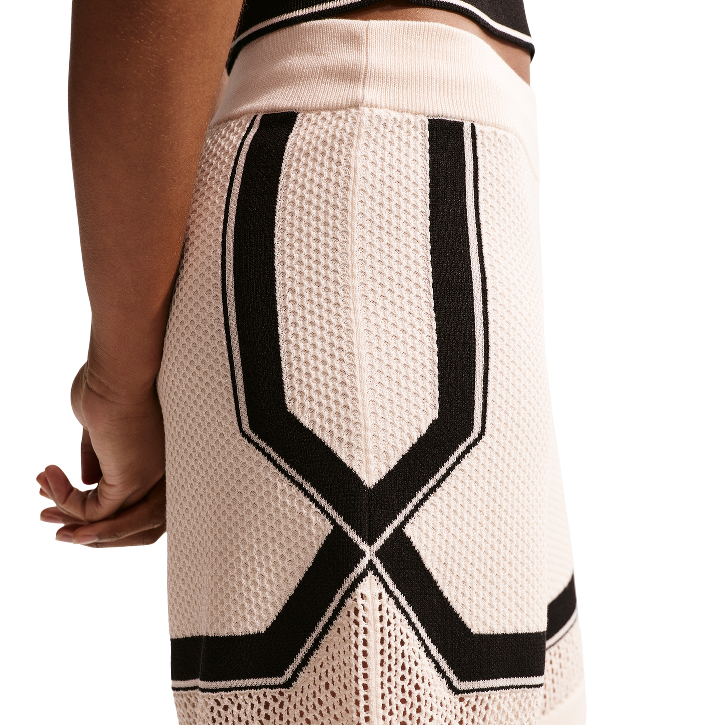 Nike NSW Chill Op Knit Short - Women's - Chalk/Black/Black