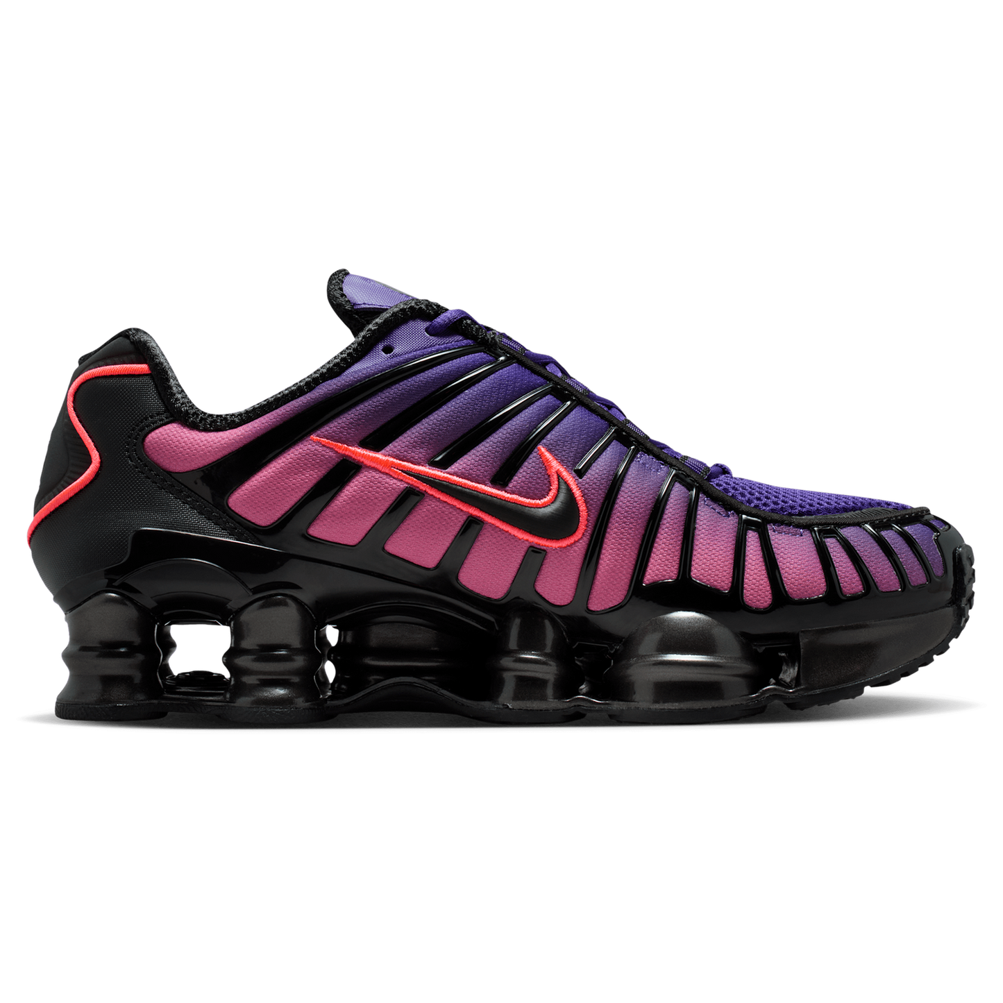 Nike Shox TL Fade - Women's - Court Purple/Hot Lava/Mtlc Black
