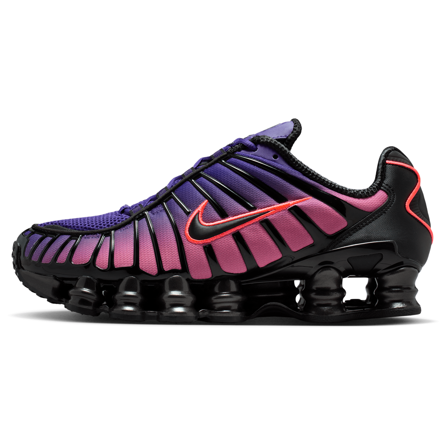 Nike Shox TL Fade - Women's - Court Purple/Hot Lava/Mtlc Black