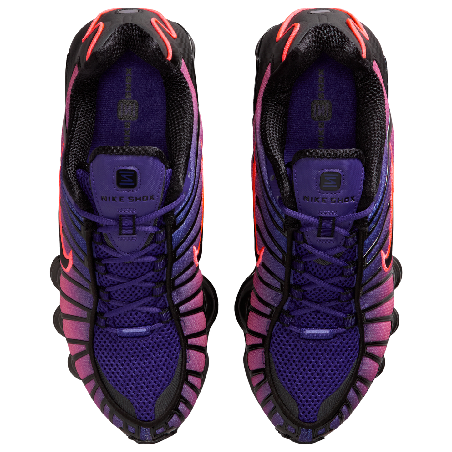 Nike Shox TL Fade - Women's - Court Purple/Hot Lava/Mtlc Black