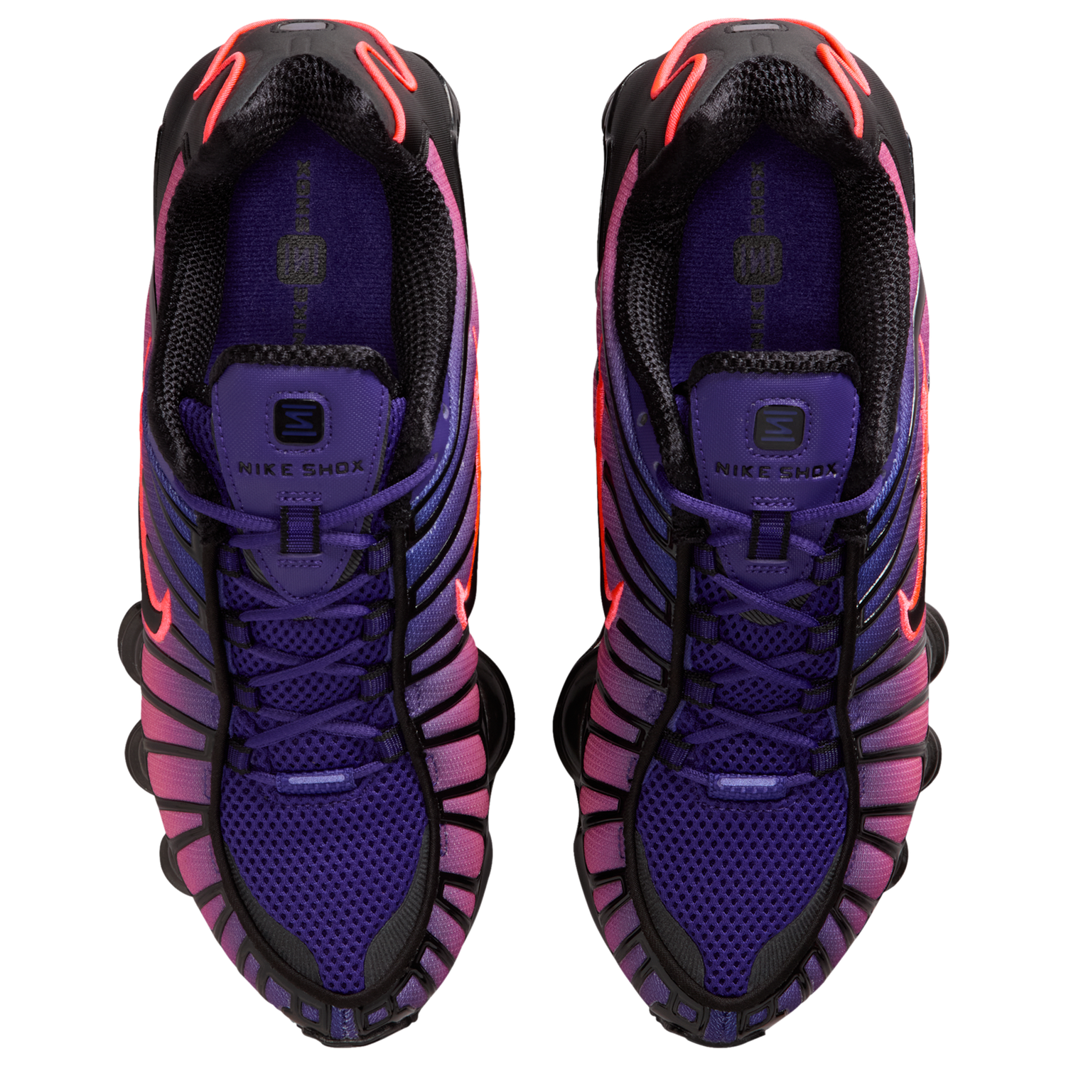 Nike Shox TL Fade - Women's - Court Purple/Hot Lava/Mtlc Black