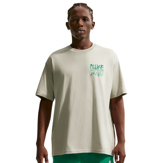 Nike NSW Loose Swoosh Sounds Tee - Men's - Spruce Fog