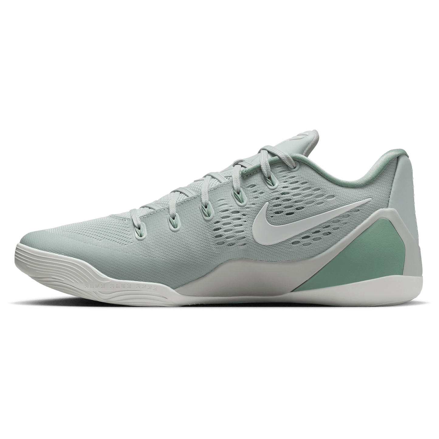 Nike Kobe 9 Elite Low EM - Men's - Light Silver/Steam/Summit White
