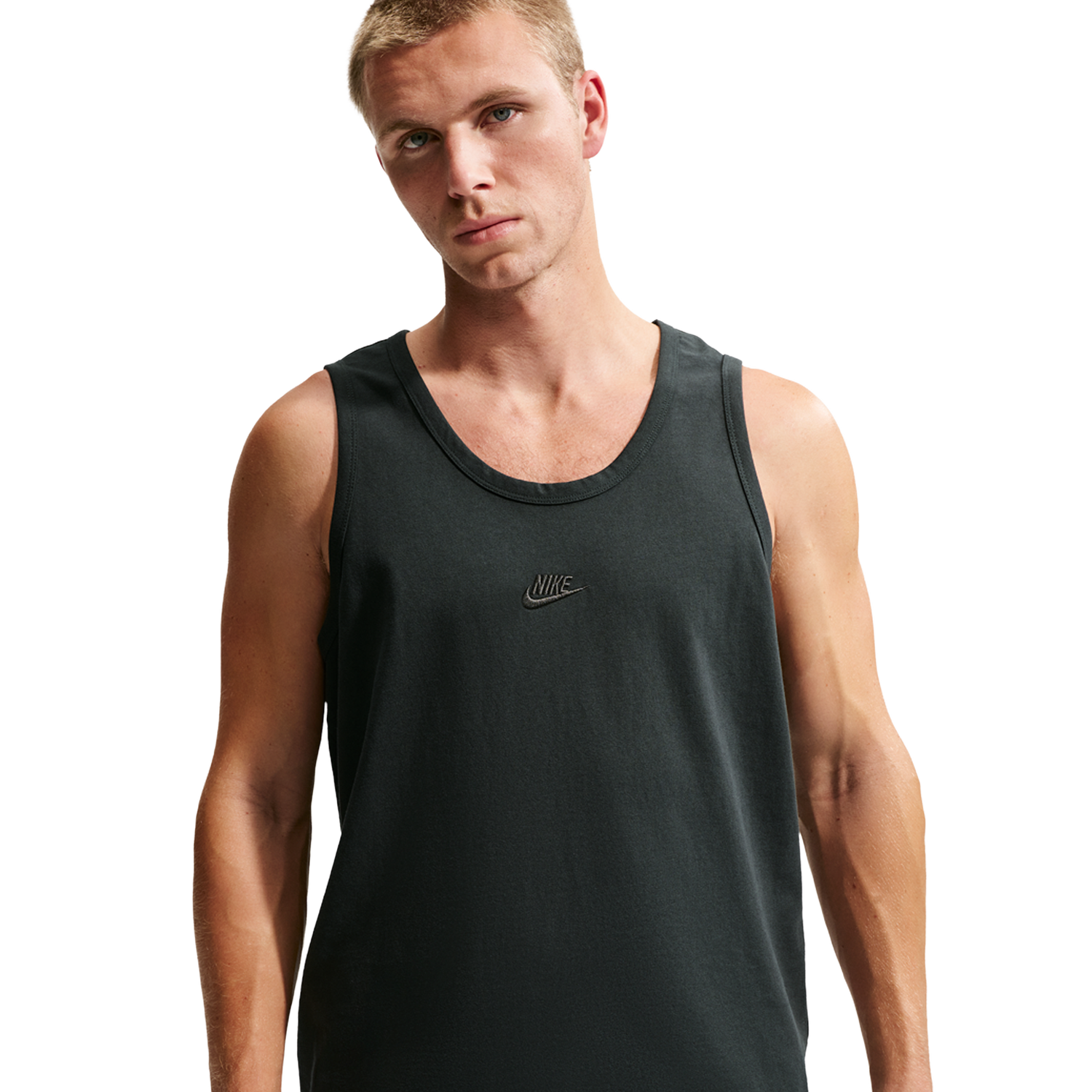 Nike NSW Premium Essentials Loose Tank - Men's - Black Spruce