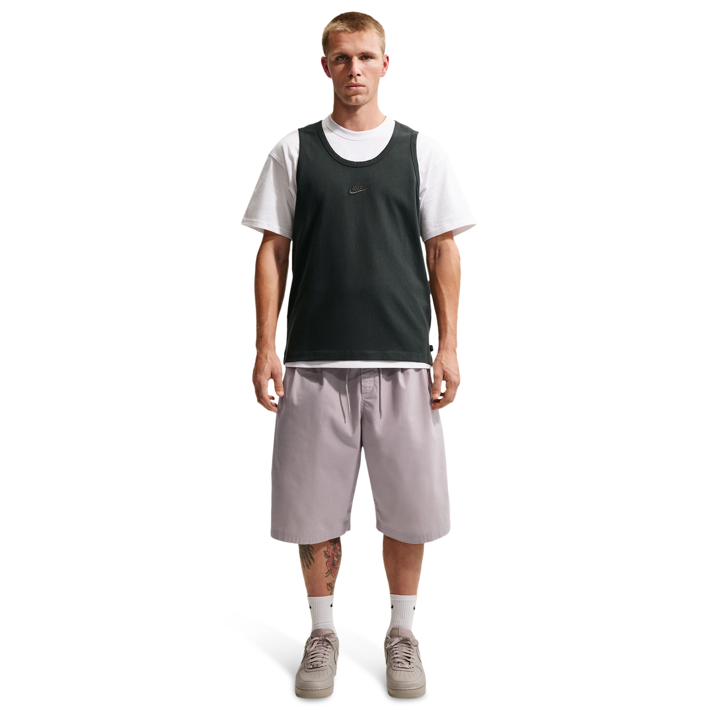 Nike NSW Premium Essentials Loose Tank - Men's - Black Spruce