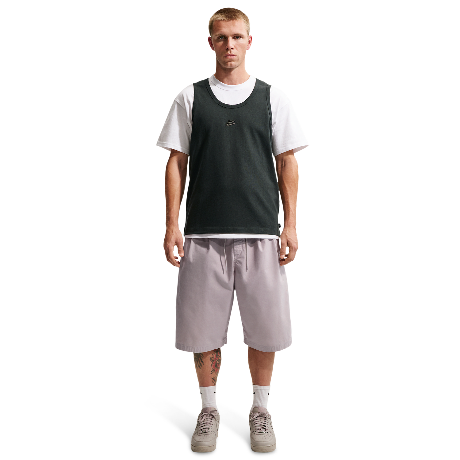 Nike NSW Premium Essentials Loose Tank - Men's - Black Spruce