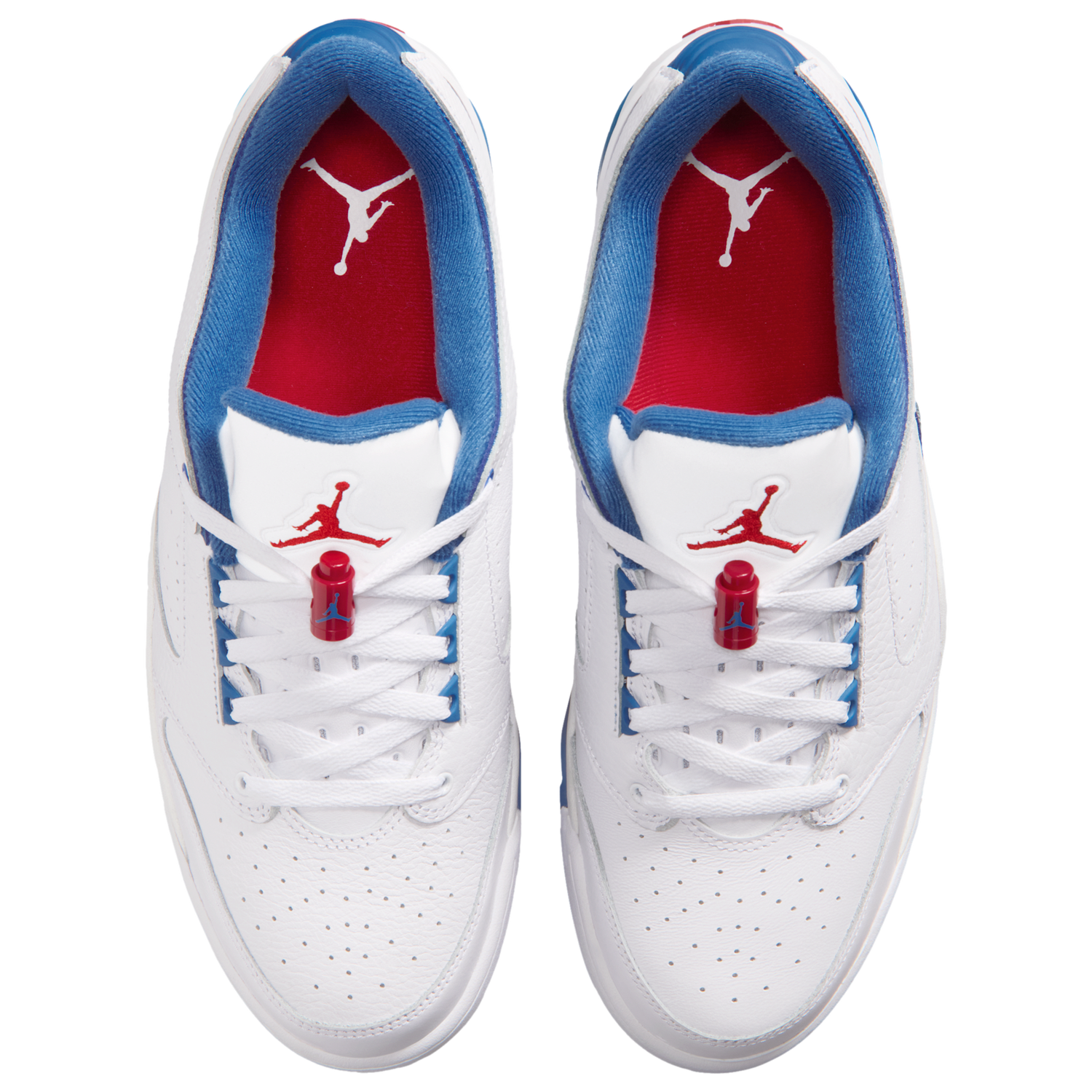 Jordan Sixty Plus Low - Men's - White/Varsity Red/True Blue
